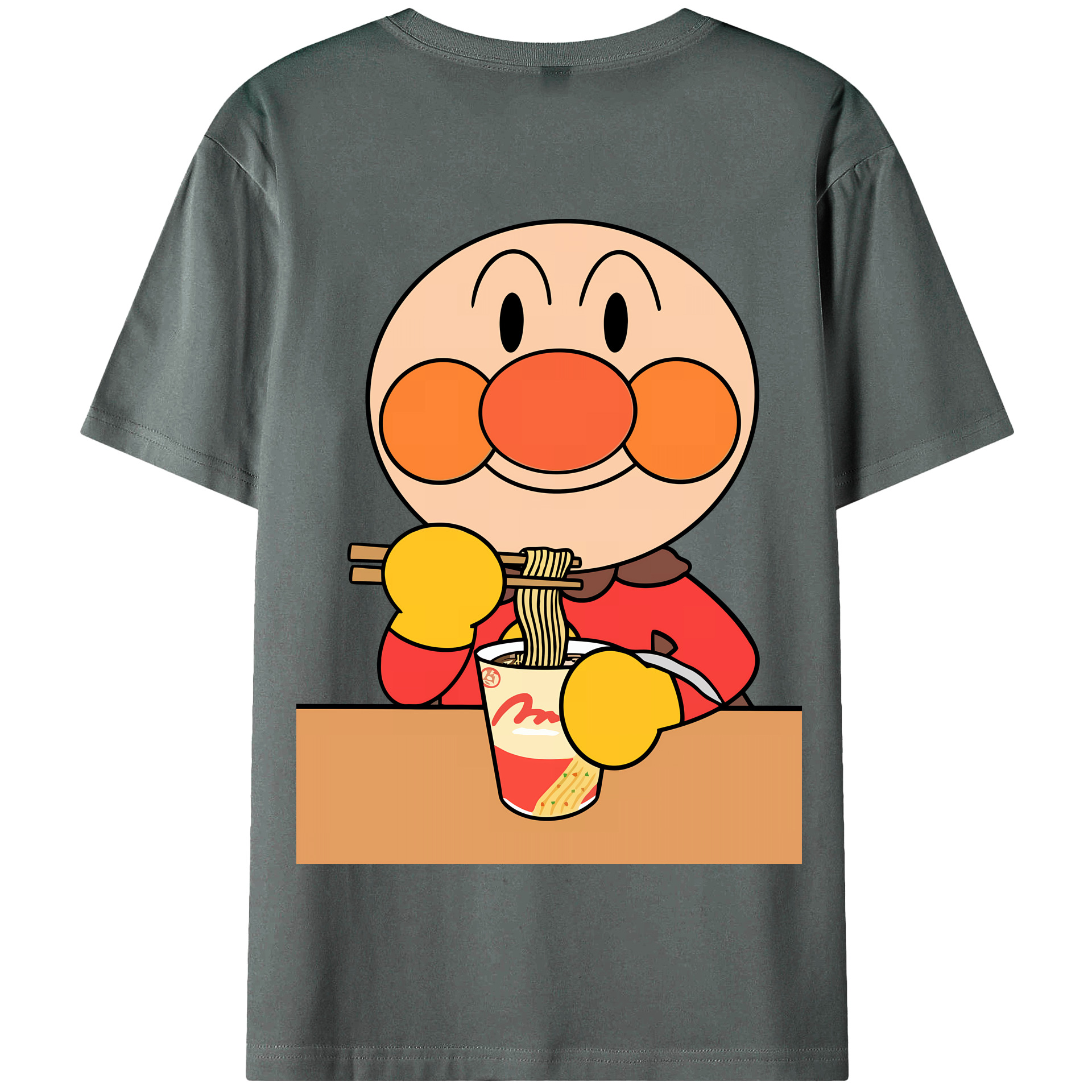 （画像用） アンパンマン Anpanman 綿100％半袖Tシャツ（背面プリント）